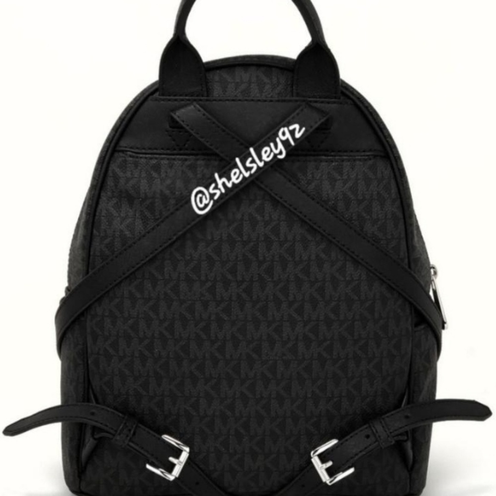 Michael Kors Abbey Signature Floral Backpack - Picture 3 of 5